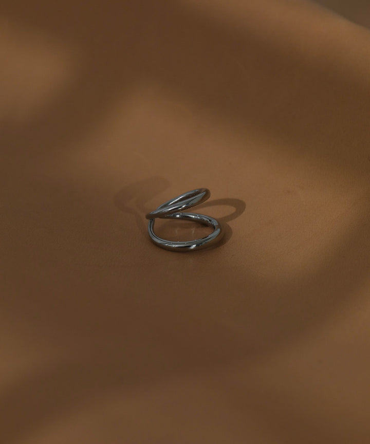 サージカル 重ね付け風 2連 リング – VOOV